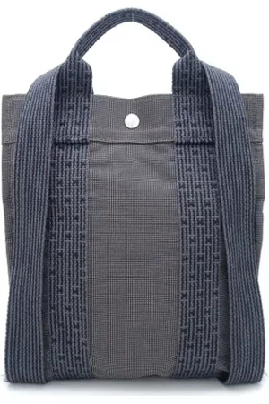 Hermès Pre-owned, Dame, Grå, ONE SIZE, Tyl, Pre-owned Stof rygsaekke