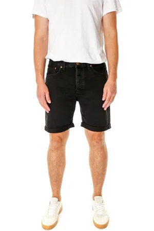 Nudie Jeans Shorts, Herre, Sort, W29, Denim, Denim Shorts Regular Fit Five-Pocket Style