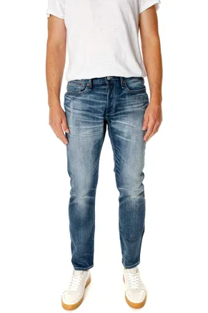Denham Jeans, Herre, Blå, W30 L30, Denim, Klassiske Straight Fit Jeans med lav talje