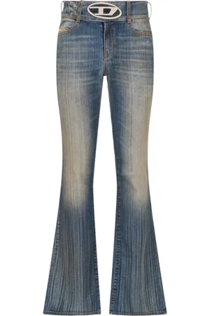Diesel Jeans, Dame, Blå, W25, Denim, Blå Denim Jeans