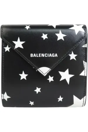 Balenciaga Pre-owned, unisex, Sort, ONE SIZE, Tyl, Pre-owned Laeder punge