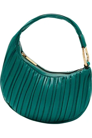 Silvano Biagini Taske, Dame, Grøn, ONE SIZE, Uld, Softissima Mini Taske i Petroleum