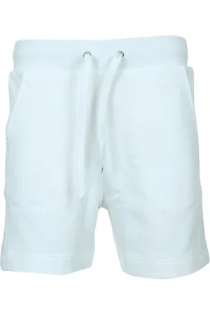 Moschino Shorts, Herre, Hvid, L, Mænds Logo Banded Shorts