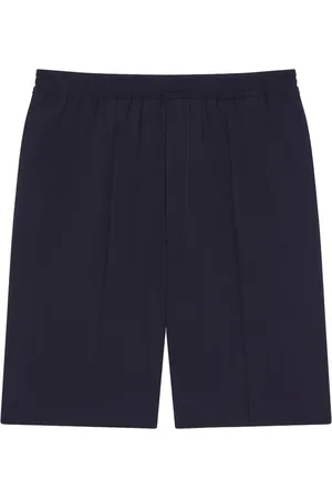 Givenchy Shorts, Herre, Blå, M, Uld, Blå Shorts med 4G-emblem