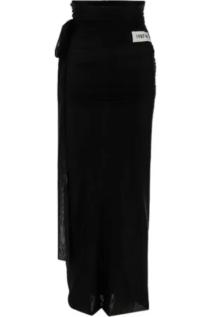 Dolce & Gabbana Nederdel, Dame, Sort, S, Uld, Stilfuld Nederdel til Moderne Fashionistas