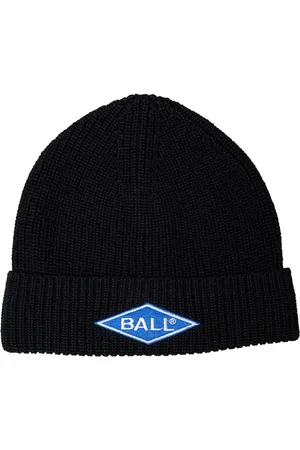 Ball Tilbehør, Dame, Sort, ONE SIZE, Uld, Cool Broderet Beanie Tilbehør Sort