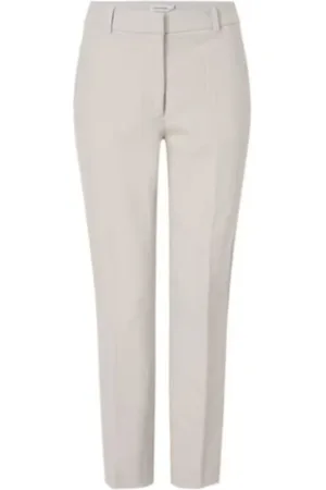 Calvin Klein Bukser, Dame, , S, Bomuld, Stretch Gabardine Damebukser