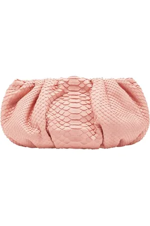 Silvano Biagini Taske, Dame, Lyserød, ONE SIZE, Uld, Mini Python Clutch Taske