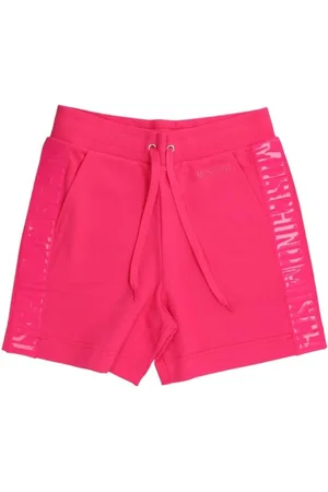 Moschino Badetøj, Herre, Lyserød, XL, Bomuld, Mænds Logo Banded Shorts