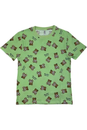 Moschino Top, Herre, Grøn, S, Bomuld, Mænds Underbear Toy T-shirt
