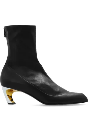 Alexander McQueen Sko, Dame, Sort, 36 EU, Læder, Hælede ankelstøvler