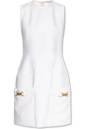 Stella McCartney Kjole, Dame, Hvid, S, Uld, Kjole med lommer