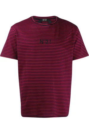 Nº21 Top, Herre, Rød, S, Bomuld, Afslappet Bomuld T-shirt