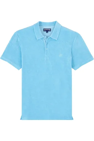 Vilebrequin Top, Herre, Blå, 2XL, Bomuld, Phoenix Polo Shirt