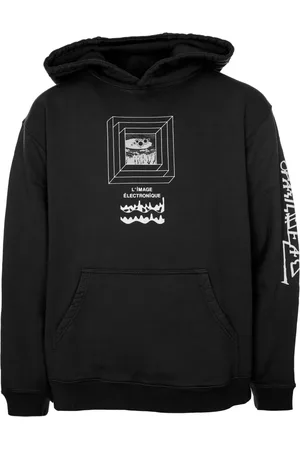 Brain Dead Sweathshirts & Hoodies, Herre, Sort, S, Uld, Hoodie med Print