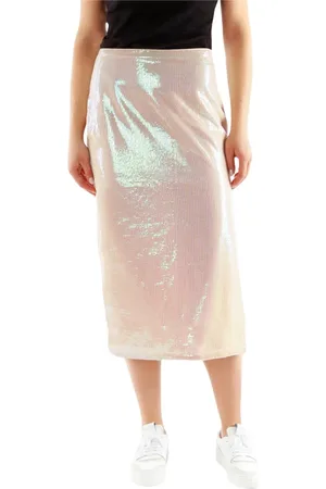 Envii Nederdel, Dame, Lyserød, S, Midi Skirts