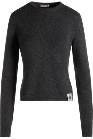 Bally Strik, Dame, Grå, S, Tyl, Elegant Sweater Styles