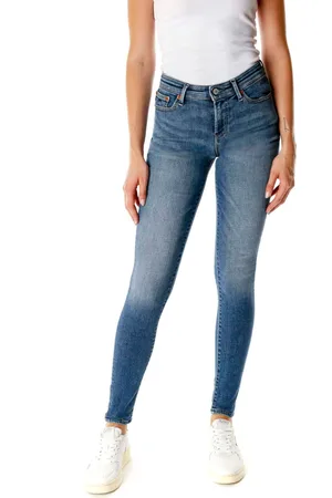 Denham Jeans, Dame, Blå, W24 L30, Denim, Midwaist Skinny Fit Jeans