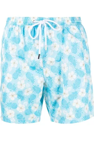 BARBA Badetøj, Herre, Blå, 2XL, Polyester, Polyester Badeshorts med sidelommer