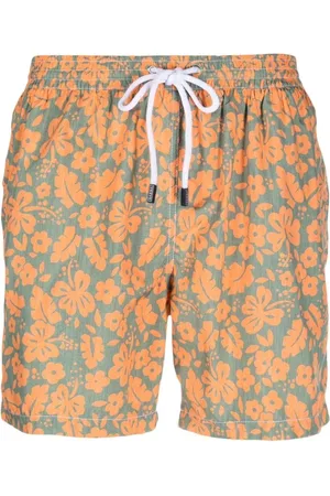 BARBA Badetøj, Herre, Flerfarvet, L, Polyester, Polyester Badeshorts med sidelommer