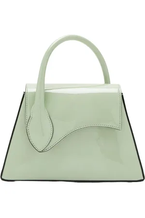 Silvano Biagini Taske, Dame, Grøn, ONE SIZE, Uld, Mint Håndtaske med Aftagelig Rem