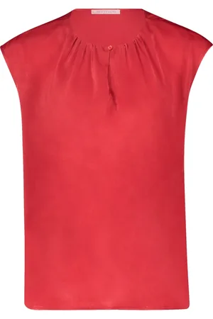 Betty & Co Bluser & Skjorter, Dame, Rød, 2XL, Uld, Rynket Blusetop