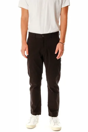 Gabba Bukser, Herre, Sort, W30 L30, Klassiske Slim-Fit Chino Bukser