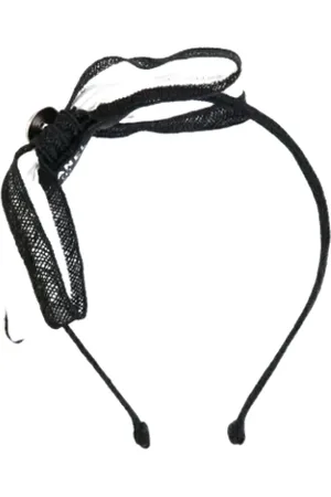 CHANEL Pre-owned, Dame, Sort, ONE SIZE, Bomuld, Pre-owned Bomuld hrspaender