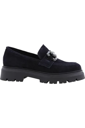 E mia Sko, Dame, Blå, 40 EU, Uld, Infiniti Mocassin Sko