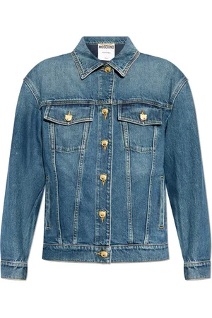 Moschino Jakke, Dame, Blå, XS, Denim, Denim jakke