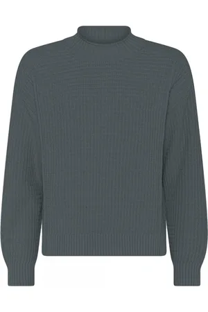 Skovhuus Strik, Dame, Grå, 2XL, Uld, Casual Struktureret Pullover Bluse Grå