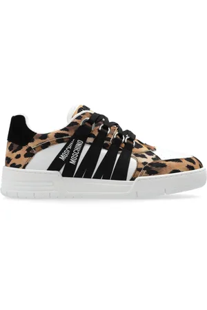 Moschino Sko, Dame, , 35 EU, Læder, Sports sko med logo