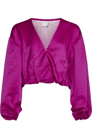 FORTE FORTE Bluser & Skjorter, Dame, Lyserød, S, Uld, Magenta Skjorte Elegant Stil