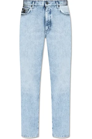 VERSACE Jeans, Herre, Blå, W31, Bomuld, Jeans med logo