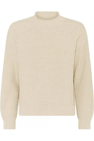 Skovhuus Strik, Dame, , M, Bomuld, Casual Struktureret Pullover Bluse Creme