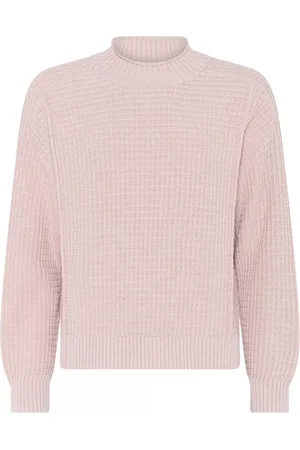 Skovhuus Strik, Dame, Lyserød, XL, Bomuld, Casual Struktureret Pullover Bluse Ash Rose
