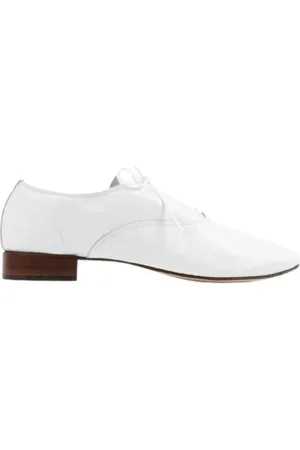 Repetto Sko, Herre, Hvid, 40 EU, Elegante Flade Sko til Kvinder
