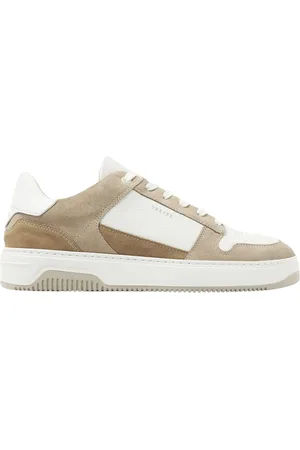 Nubikk Sko, Herre, , 44 EU, Læder, Hvide Læder Court Sneakers