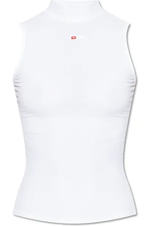 Diesel Top, Dame, Hvid, 2XS, Top T-Mokky-Sl-Microdiv