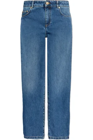 Moschino Jeans, Dame, Blå, S, Bomuld, Slidte jeans