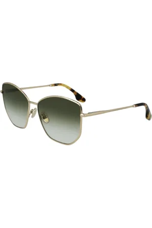 Victoria Beckham Tilbehør, Dame, Gul, 62 MM, Gyldne solbriller til kvinder