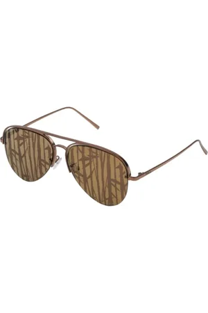 Furla Tilbehør, unisex, Brun, 56 MM, Bronze Metal Unisex Solbriller
