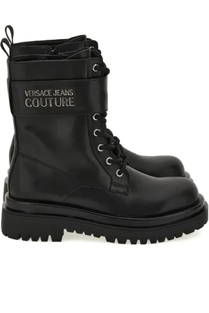VERSACE Sko, Dame, Sort, 37 EU, Mid Heel Støvler