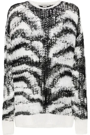 Stella McCartney Strik, Dame, Flerfarvet, 2XS, Multifarvede Sweaters til Kvinder
