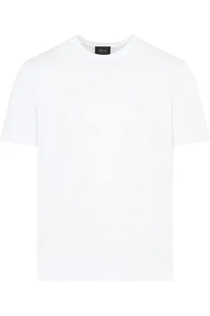 BRIONI Top, Herre, Hvid, 2XL, Bomuld, Hvid T-Shirt 9000