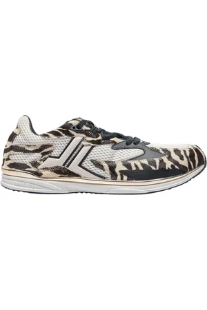 Lanvin Sko, Herre, Flerfarvet, 45 EU, Læder, Zebra Ponyhair Meteor Sneakers