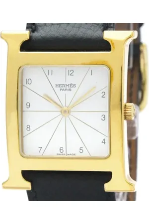 Hermès Pre-owned, Dame, Hvid, ONE SIZE, Tyl, Pre-owned Rustfrit stal watches