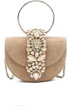 Alma en Pena Taske, Dame, , ONE SIZE, Uld, Måne Flap Clutch Taske