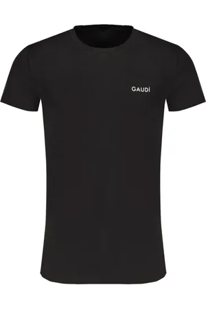 Gaudi Top, Herre, Sort, M, Sort T-shirt med print