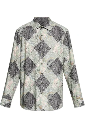 Etro Skjorte, Herre, Flerfarvet, XL, Mønstret Skjorte